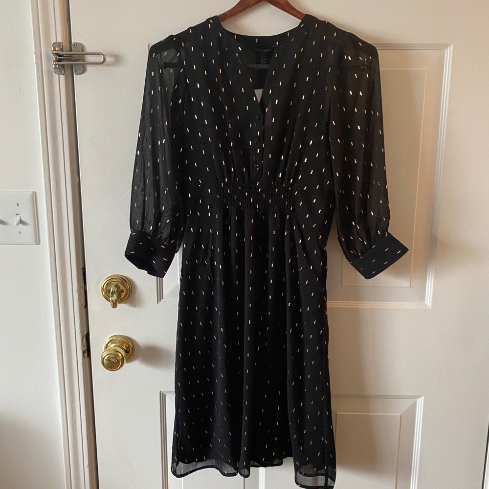 Banana Republic Petite Dress, Black Size XSP